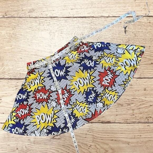 Y2k Comic Pop Art skater skirt - Picture 5 of 5